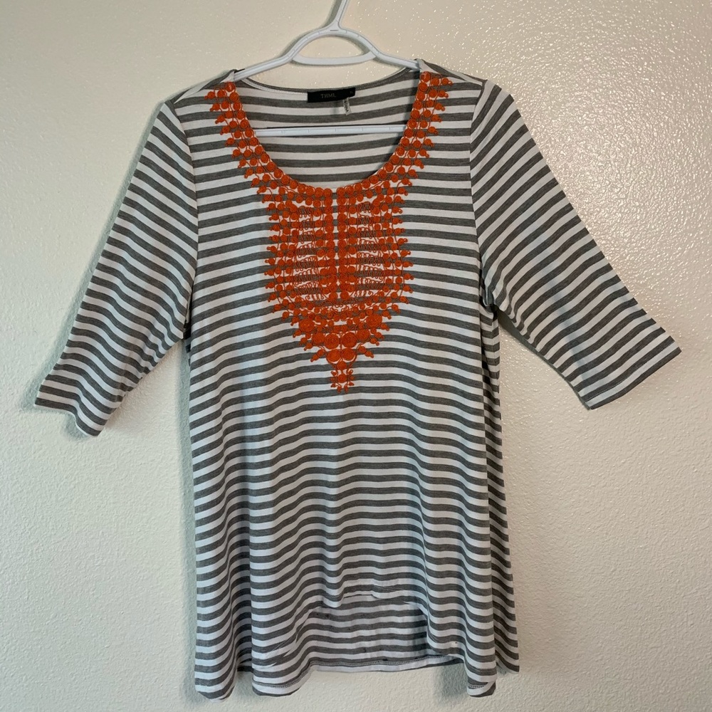 THML T Shirt with Embroidery